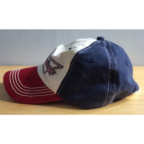 Budweiser King Of Beers Hat Red White Blue Slouch Cap Adjustable - Picture 2 of 7